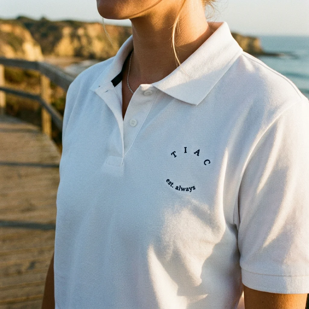 TIAC Signature Polo worn by her
